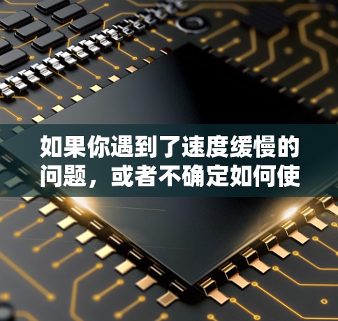如果你遇到了速度缓慢的问题，或者不确定如何使用加速器，以下是一些可能的解决方案