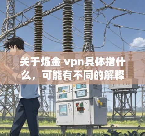 关于炼金 vpn具体指什么，可能有不同的解释