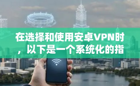 在选择和使用安卓VPN时，以下是一个系统化的指南，帮助你更好地规划和执行
