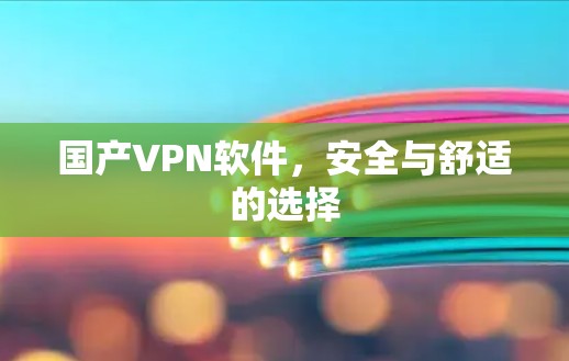 国产VPN软件，安全与舒适的选择