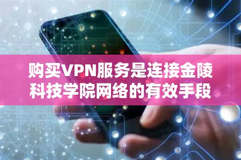 购买VPN服务是连接金陵科技学院网络的有效手段，以下是逐步的推荐和建议