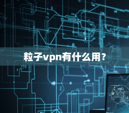 粒子vpn有什么用？