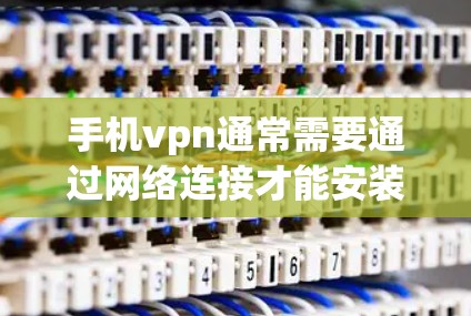 手机vpn通常需要通过网络连接才能安装和使用,因此在手机上无法独立安装。以下是一些可能的解决方案 手机vpn通常需要通过网络连接才能安装和使用,因此在手机上无法独立安装。以下是一些可能的解决方案