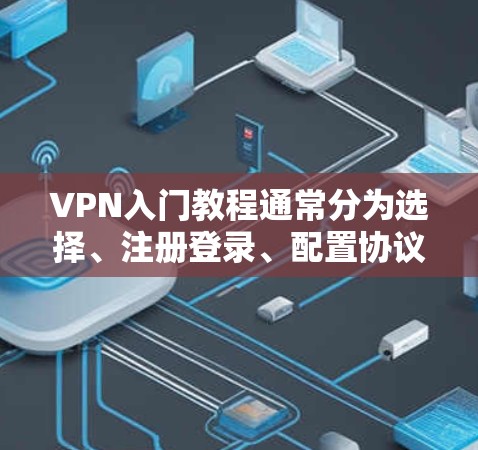 VPN入门教程通常分为选择、注册登录、配置协议、连接目标服务器、设置安全设置和使用指南几个步骤。以下是一个简单的入门指南
