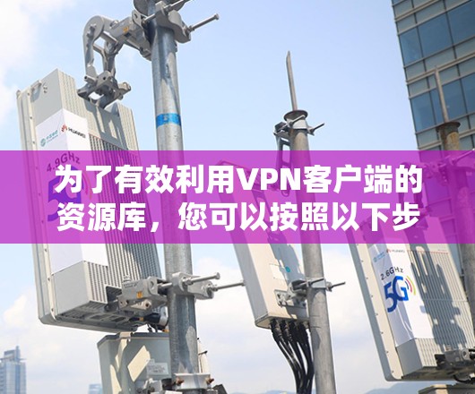为了有效利用VPN客户端的资源库，您可以按照以下步骤进行
