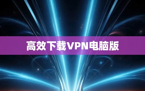 高效下载VPN电脑版