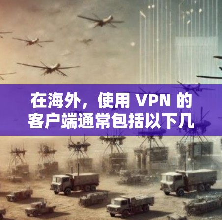 在海外，使用 VPN 的客户端通常包括以下几种类型