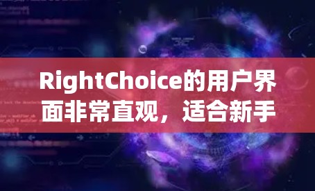 RightChoice的用户界面非常直观，适合新手用户。它还支持数据加密和防火墙设置，确保您的数据安全
