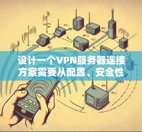 设计一个VPN服务器连接方案需要从配置、安全性、权限管理、服务器管理、连接方式和扩展性等多个方面入手，以确保用户能够轻松使用，同时服务器能够安全可靠地运行。以下是一个详细的步骤指南