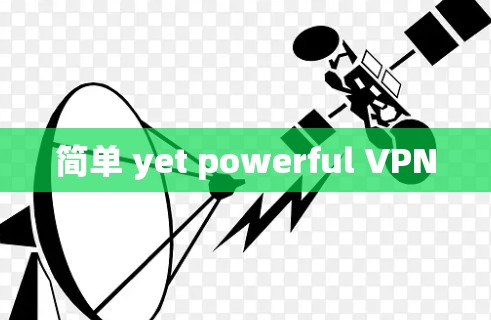 简单 yet powerful VPN