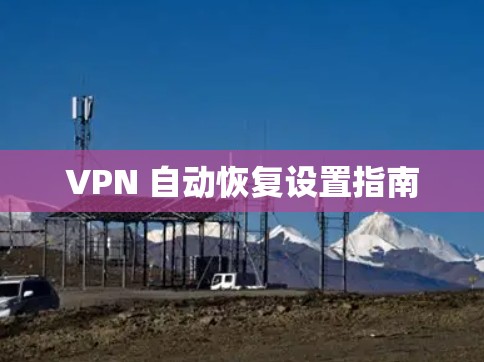 VPN 自动恢复设置指南