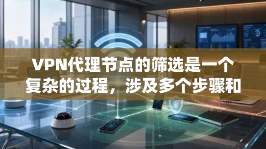 VPN代理节点的筛选是一个复杂的过程，涉及多个步骤和标准。以下是一个系统化的指南，涵盖了筛选 VPN代理节点的各个方面