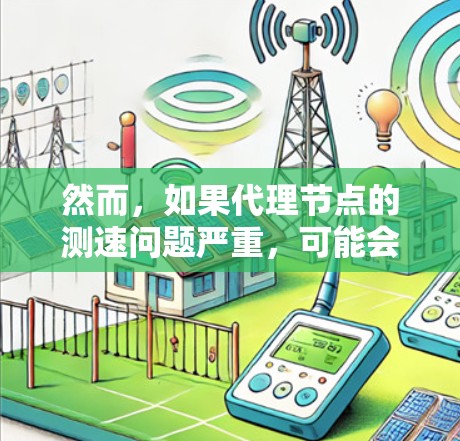 然而，如果代理节点的测速问题严重，可能会直接影响用户的使用体验。以下是一些可能的原因和解决方案