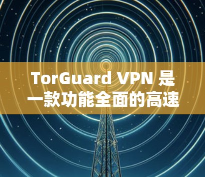 TorGuard VPN 是一款功能全面的高速VPN软件，适合个人用户和企业用户。以下是使用 TorGuard VPN 的步骤说明