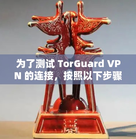 为了测试 TorGuard VPN 的连接，按照以下步骤操作