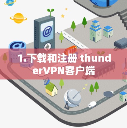 1.下载和注册 thunderVPN客户端