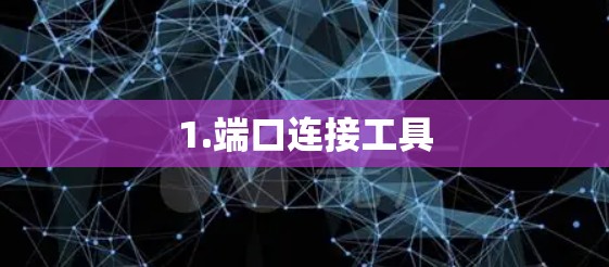 1.端口连接工具 1.端口连接工具